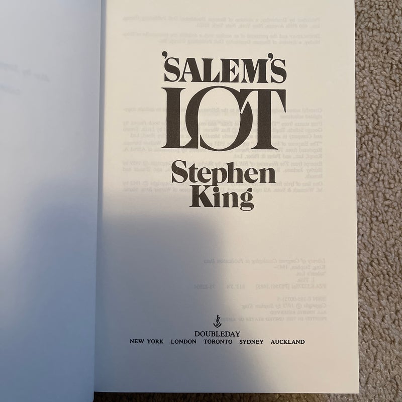 Salem’s Lot (Third State)