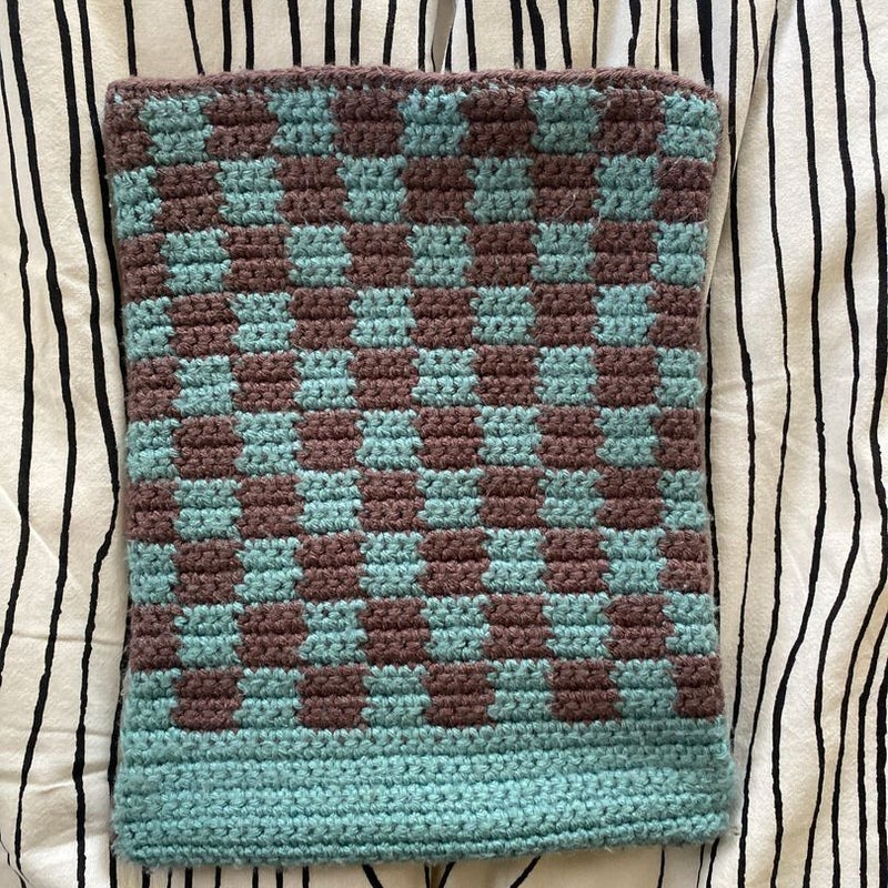 Handmade Crochet book sleeve 
