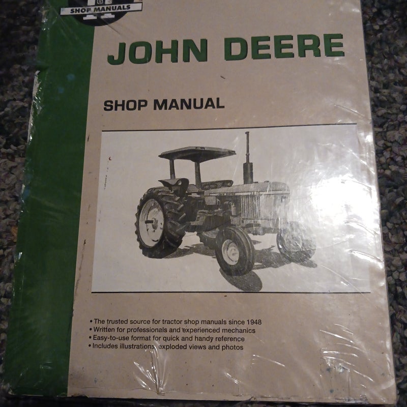 John Deere Shop Manual Jd-202 Models: 2510, 2520, 2040, 2240, 2440, 2640, 2840, 4040, 4240, 4440, 4640, 4840 (I&T Shop Service)