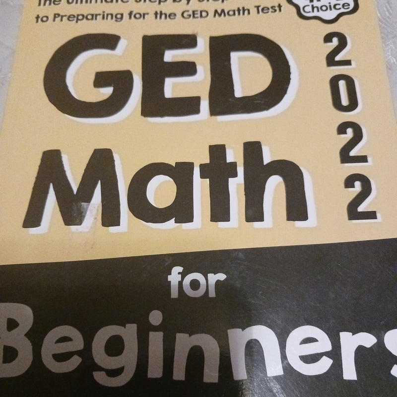 GED Math for Beginners by Reza Nazari