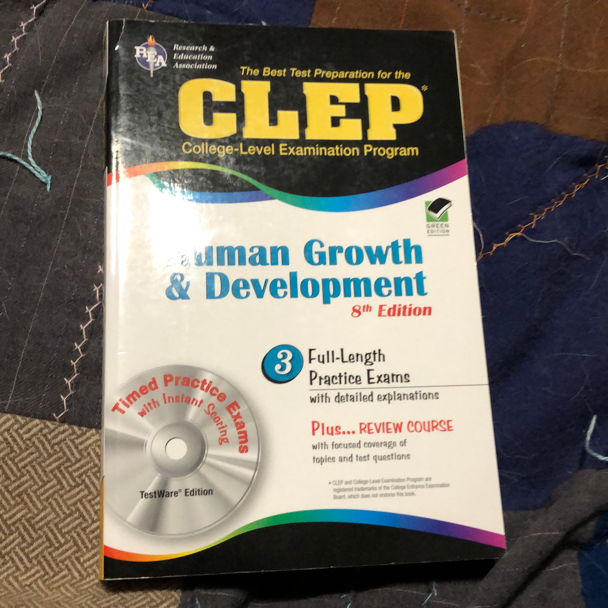 CLEP Human Growth And Development By Patricia Heindel, Paperback ...