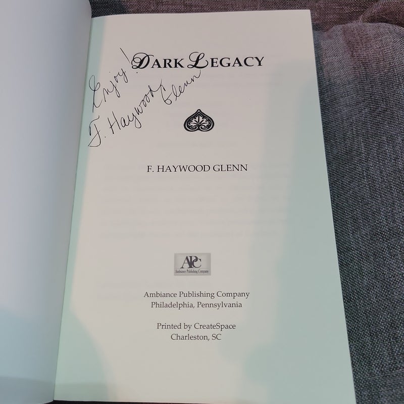 Dark Legacy (signed)