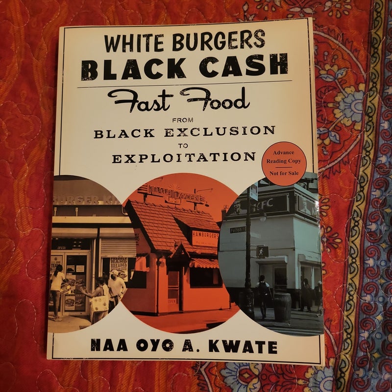 White Burgers, Black Cash (advance copy)