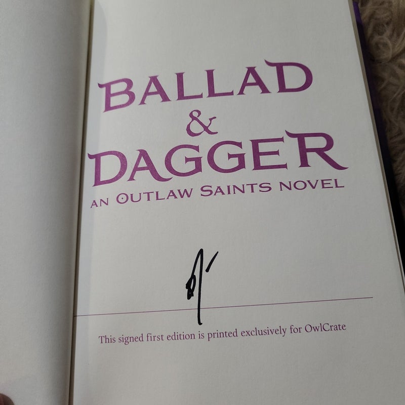 Ballad and Dagger - signed
