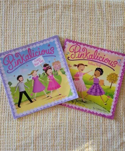 Two Pinkalicious paperbacks
