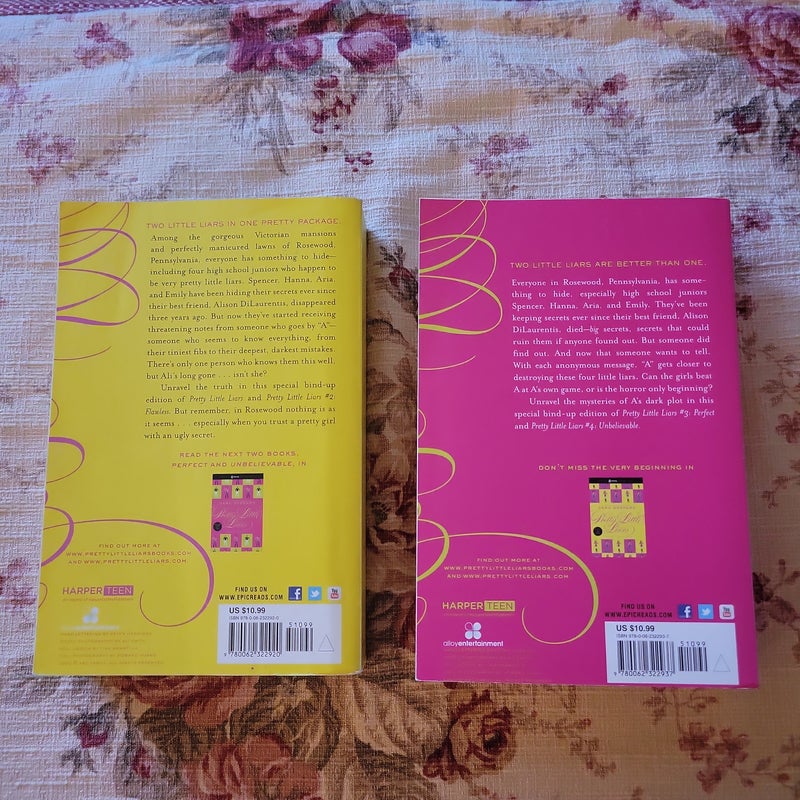 Pretty Little Liars - first 4 books in 2 volumes