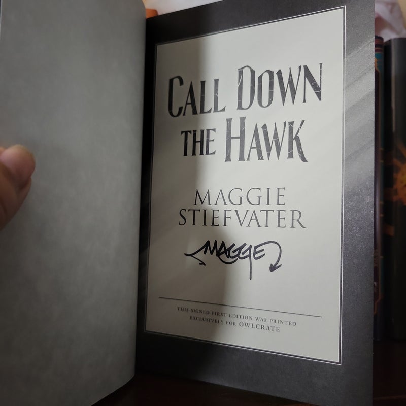 Owlcrate: shops Call Down the Hawk signed copy