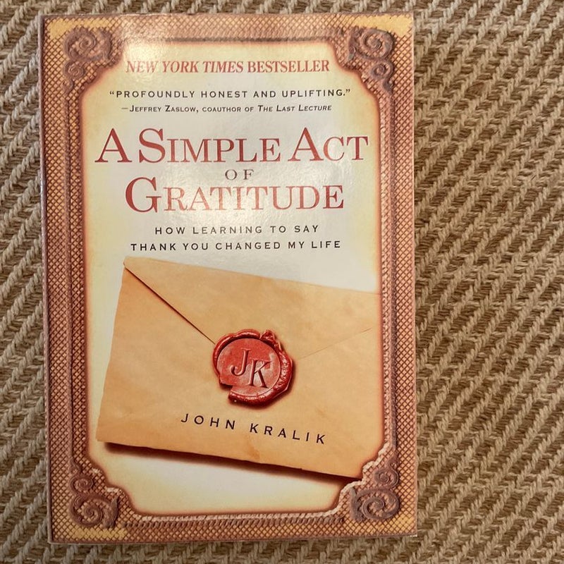 A Simple Act of Gratitude