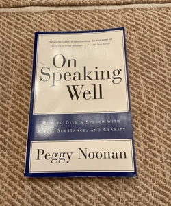 On Speaking Well