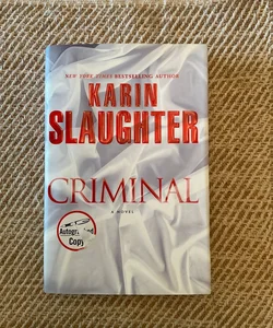 Criminal( signed) FIRST EDITION