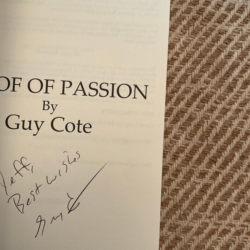 Proof of Passion (autograph)
