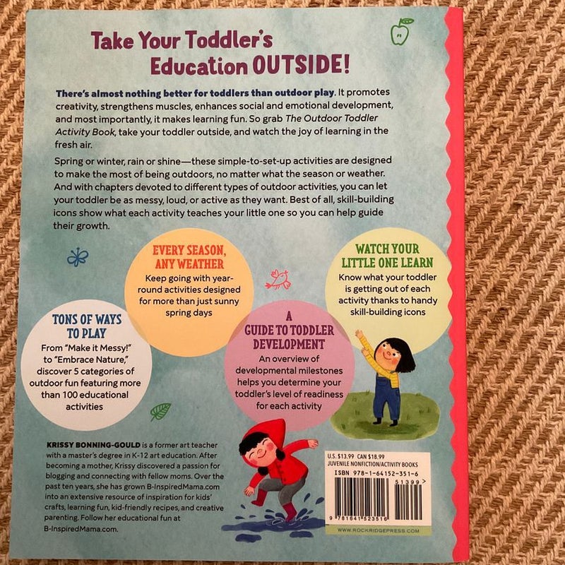 The Outdoor Toddler Activity Book