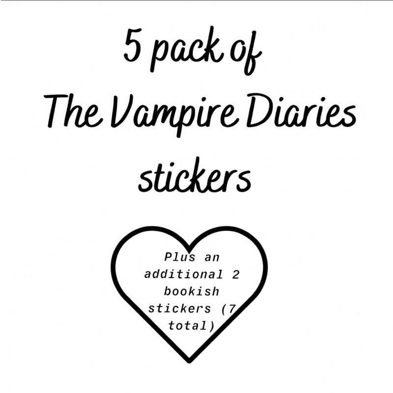 The Vampire Diaries 5 Stickers