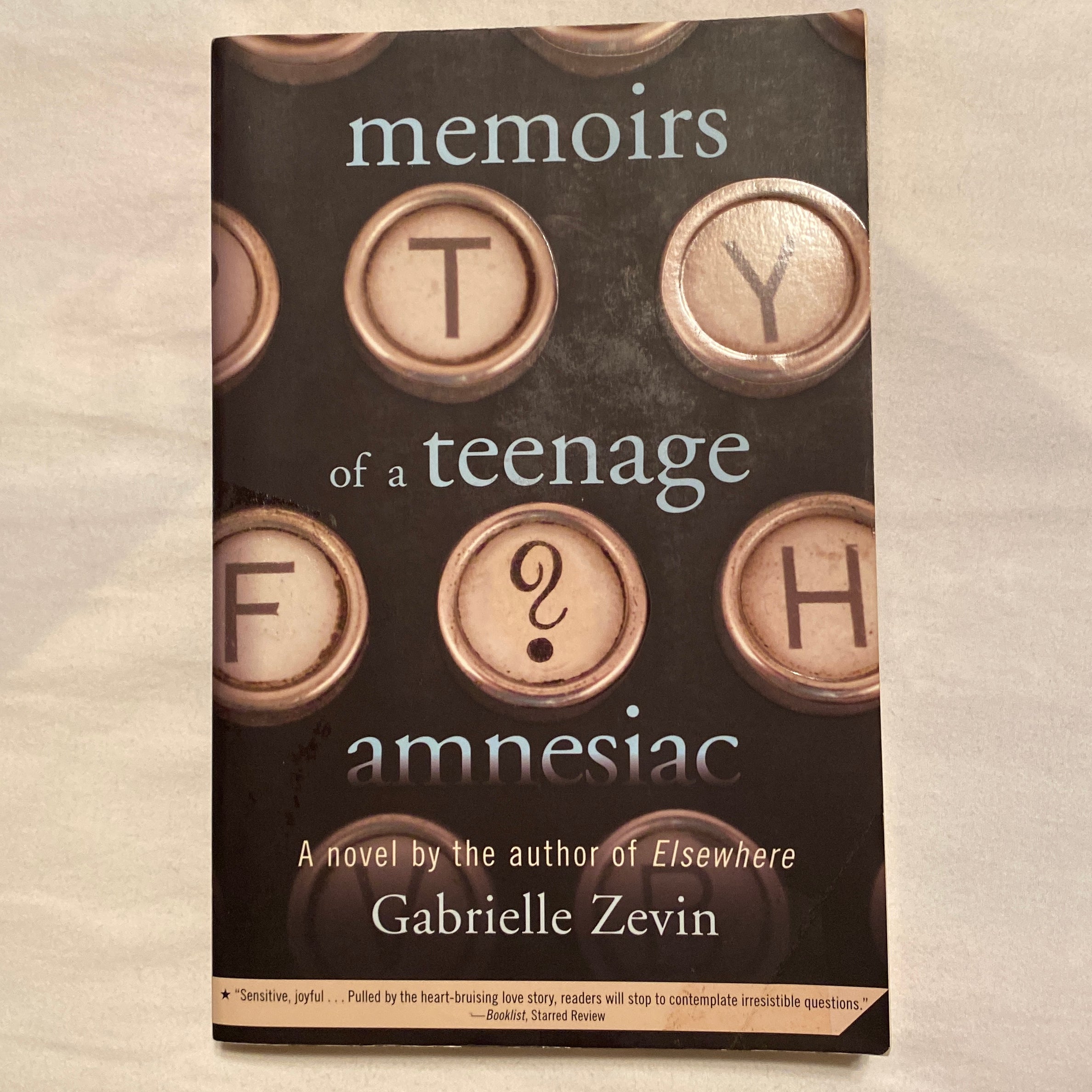 Memoirs of a Teenage Amnesiac