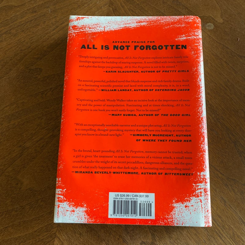 All Is Not Forgotten