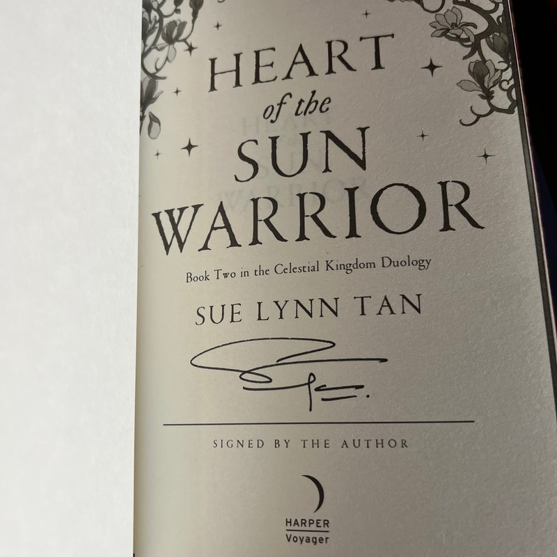 Heart Of The Sun Warrior- Waterstones signed