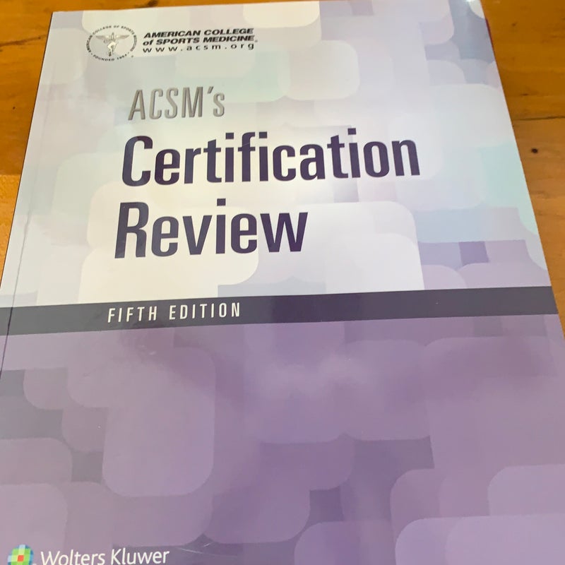 ACSM's Certification Review