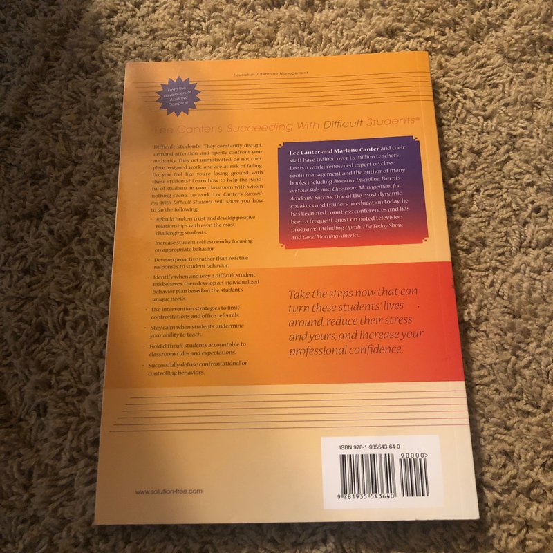 Succeeding with Difficult Students