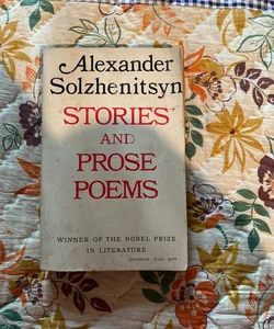 Stories and Prose Poems