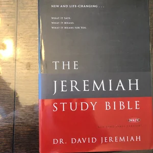 The Jeremiah Study Bible, NIV: Jacketed Hardcover