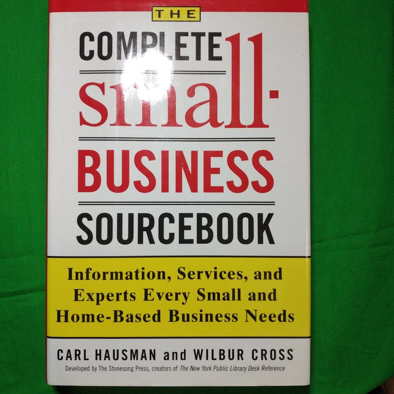 The Complete Small-Business Sourcebook