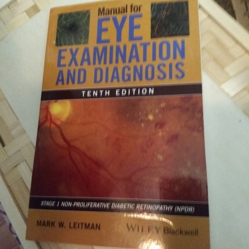 Manual for Eye Examination and Diagnosis