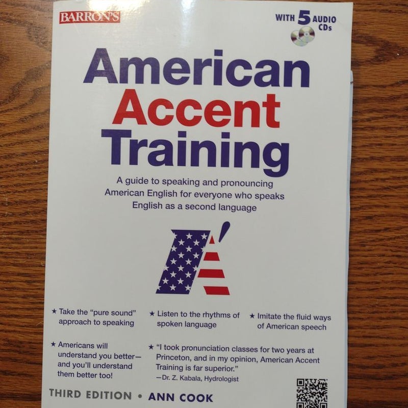 American Accent Training with 5 Audio CDs