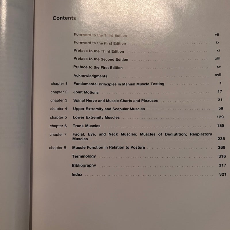 Muscles testing and function by Florence kendall, Hardcover