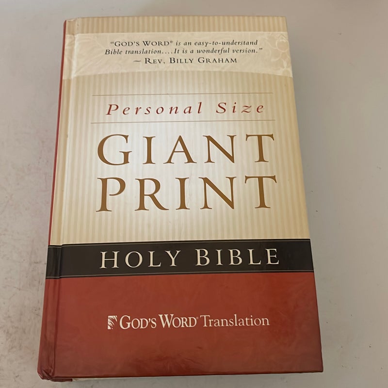 Personal Size Giant Print Holy Bible