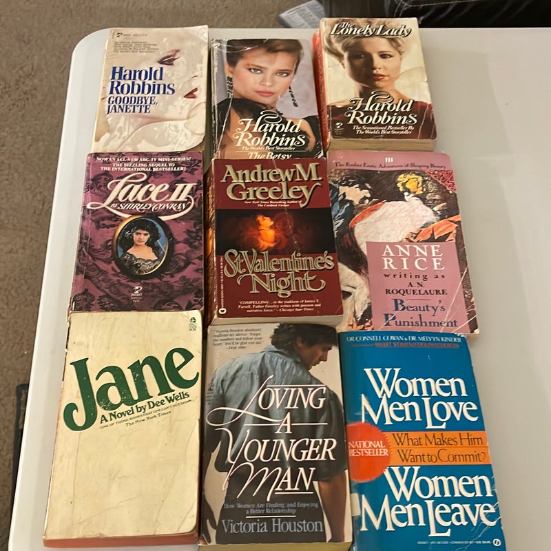 Bundle of 9 Books (Romance, Erotica, and one on relationships)