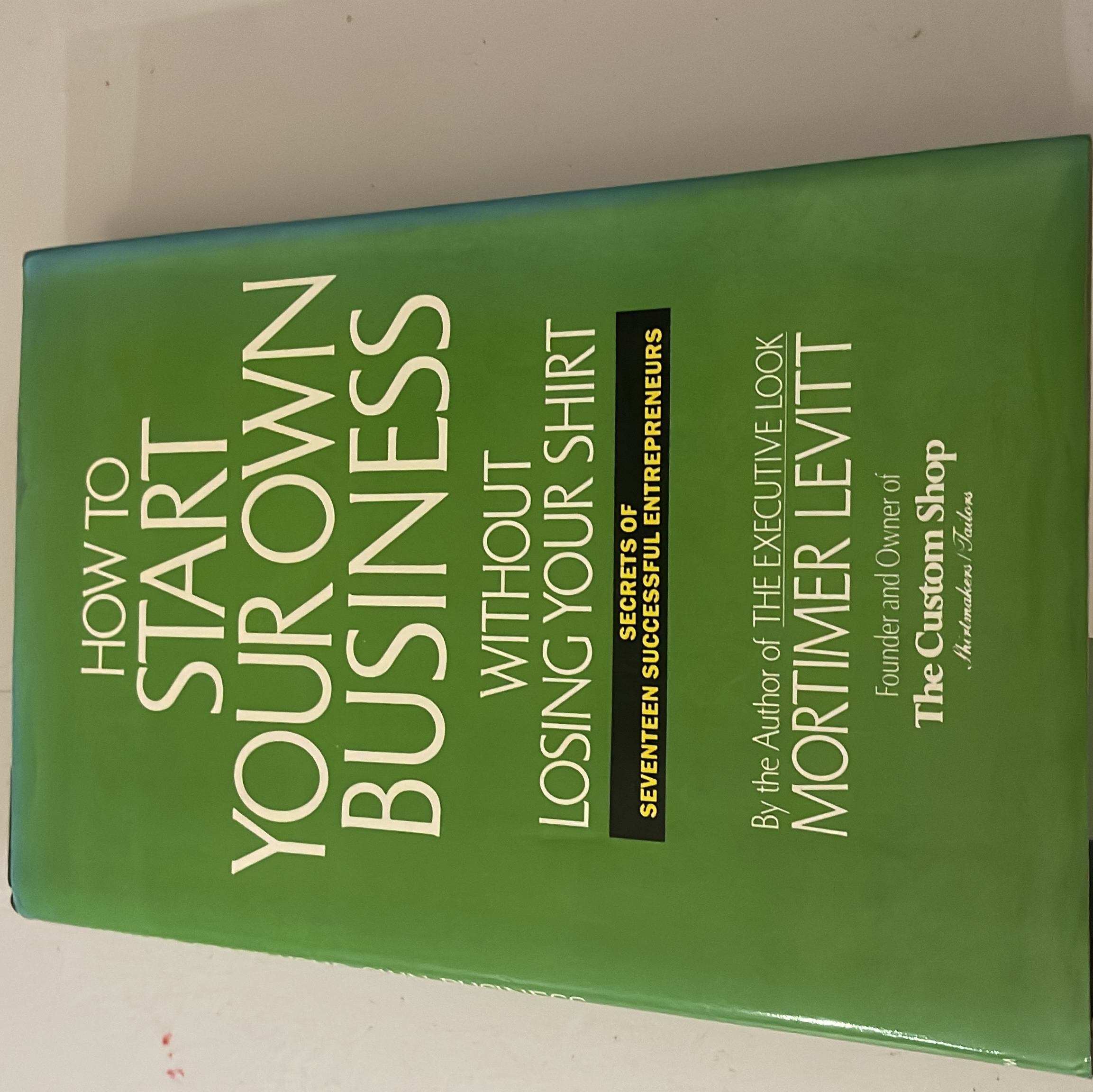 How to Start Your Own Business Without Losing Your Shirt