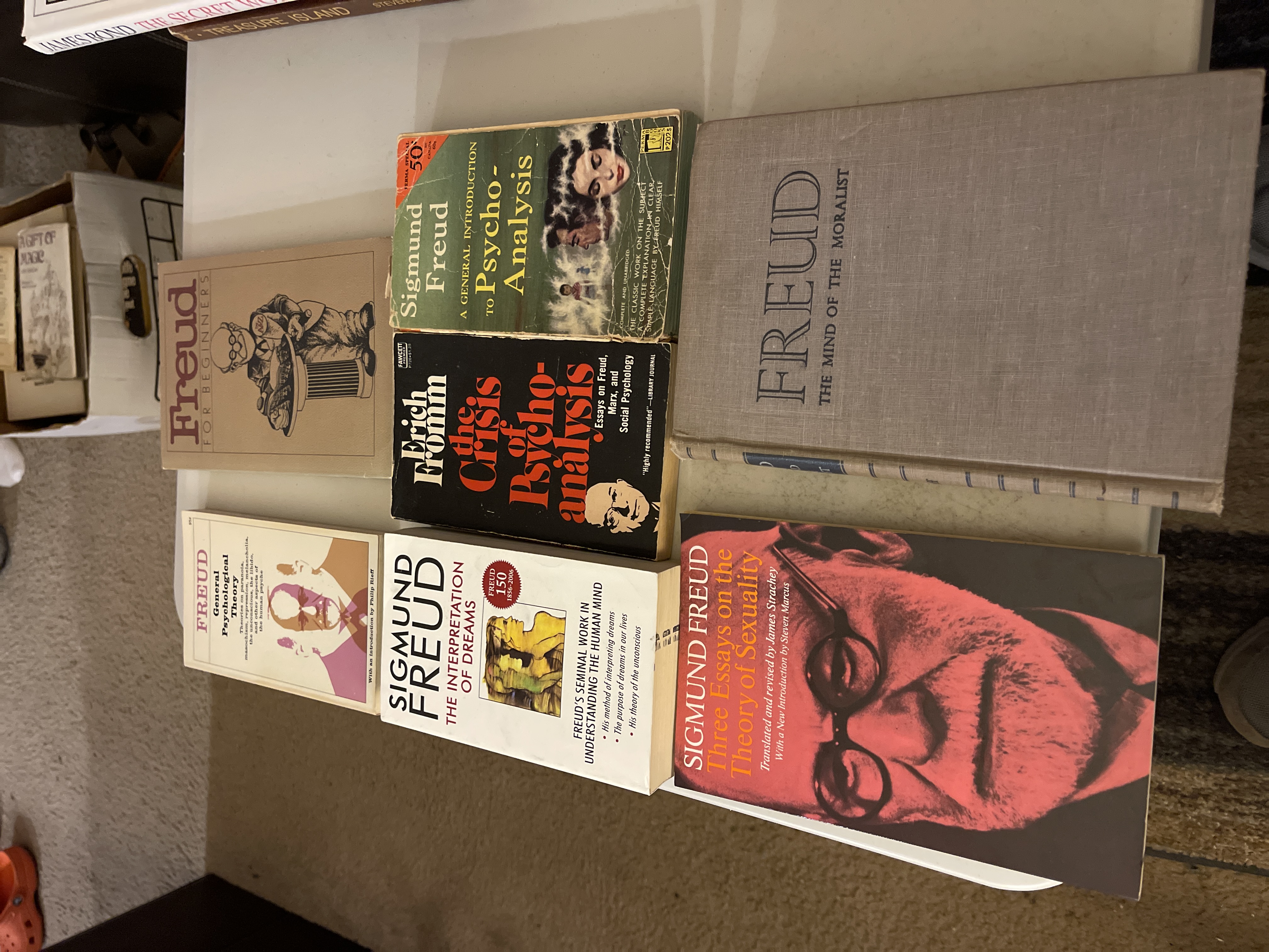 Freud and 6 other books 