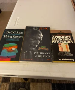 CJ Jung and 2 other Psychology Books 