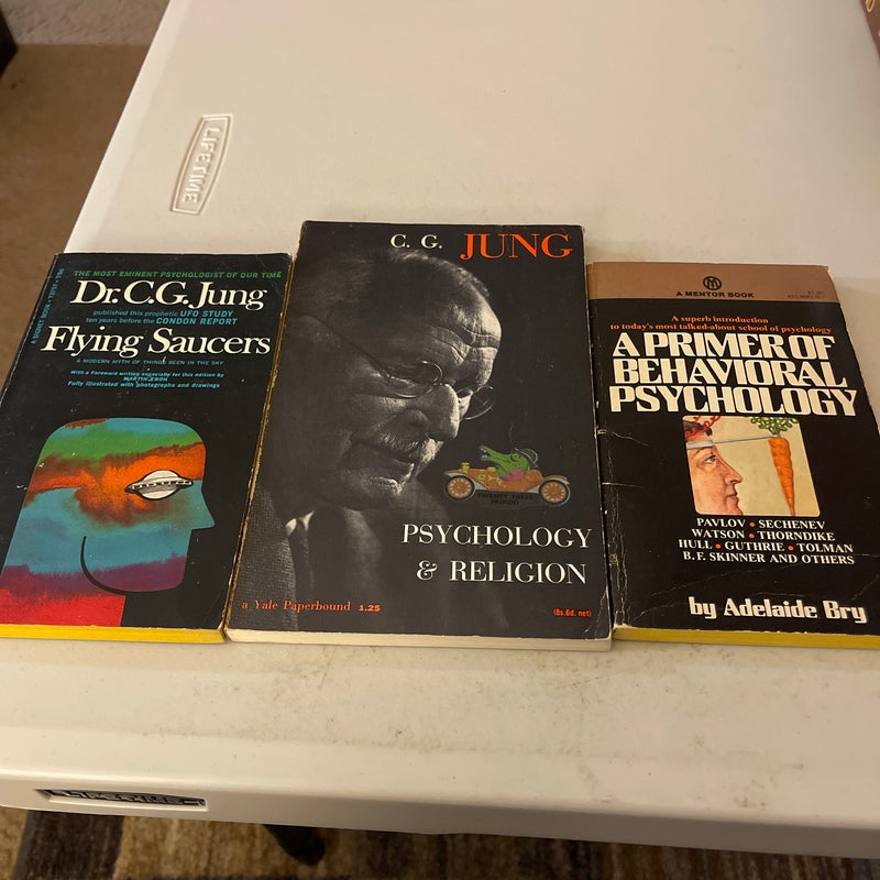 CJ Jung and 2 other Psychology Books 