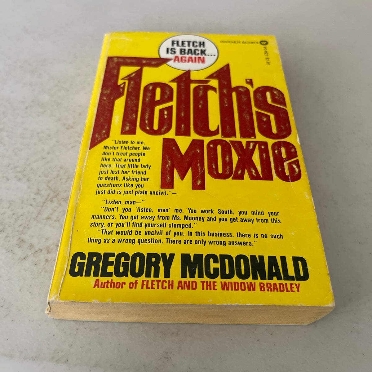 Fletch's Moxie by Gregory MacDonald, Paperback Pangobooks