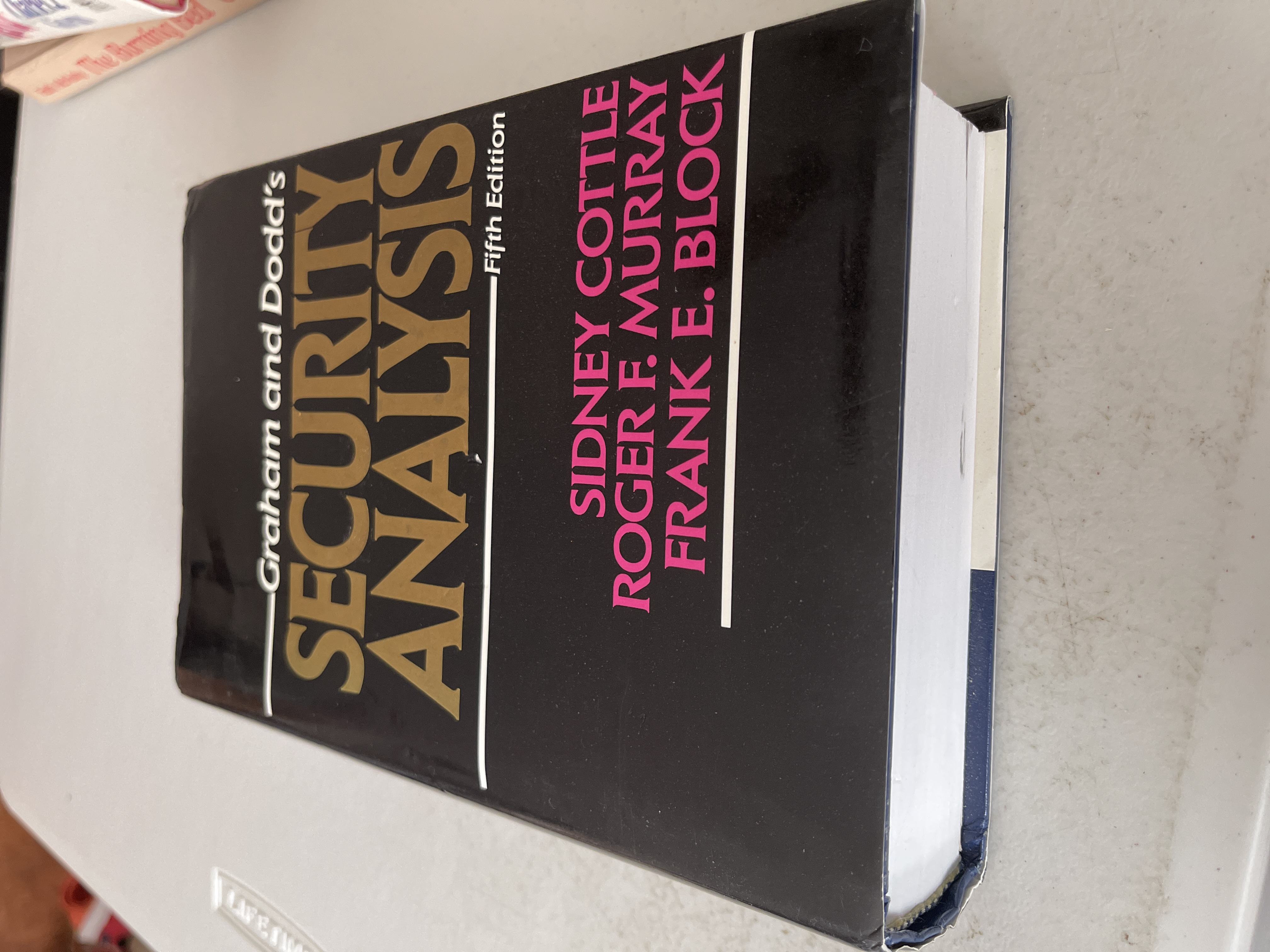 Security Analysis: Fifth Edition