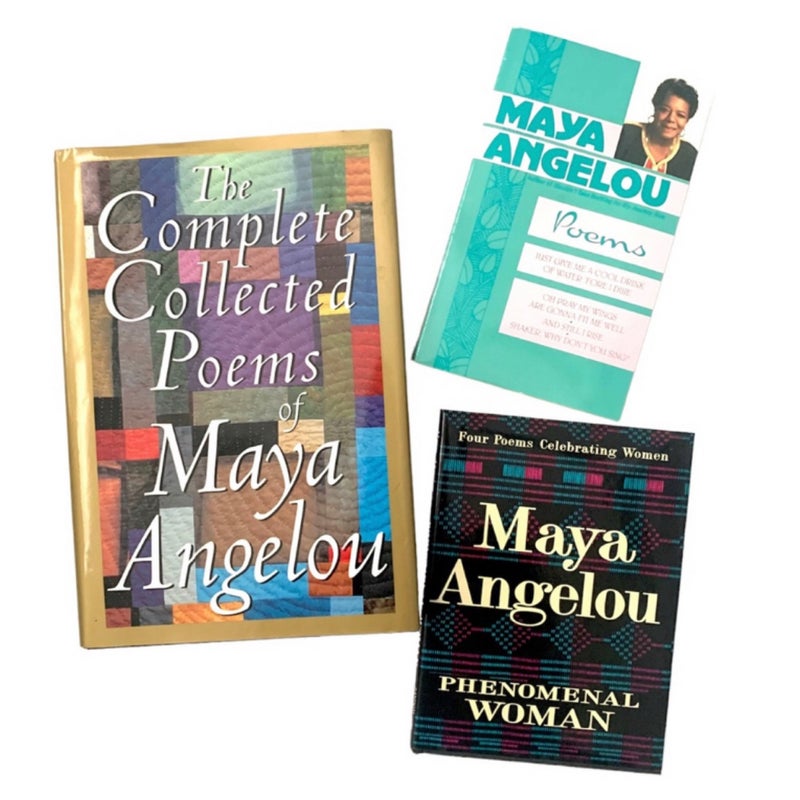 Maya Angelou Book Bundle Of 3 Inspiring Women Series Poems Paperback & Hardback
