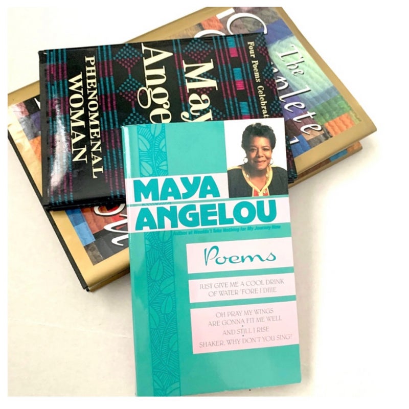 Maya Angelou Book Bundle Of 3 Inspiring Women Series Poems Paperback & Hardback