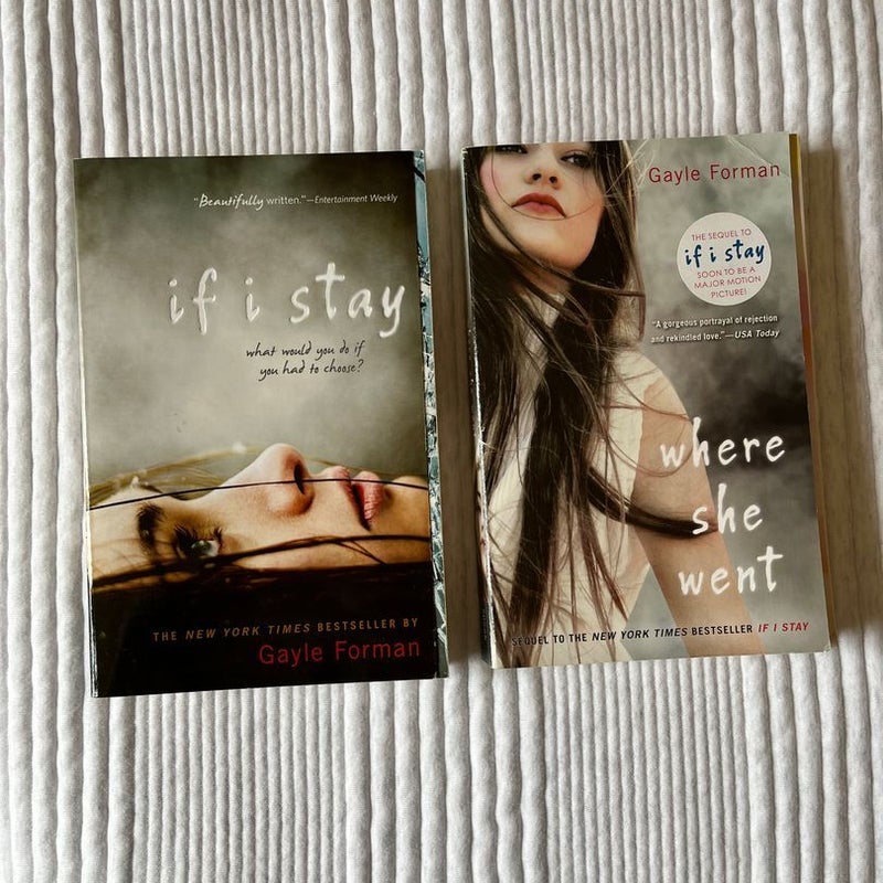 If I Stay/Where She Went 