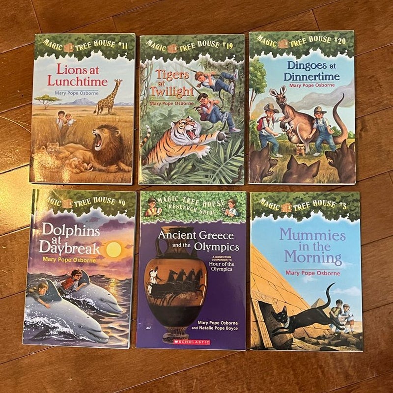 Magic Tree House (6) Paperback Books