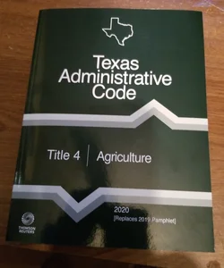 Use 2020 paperback  title 4 agriculture 