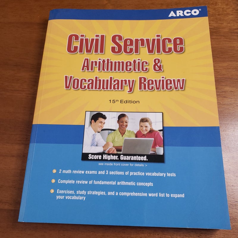 Civil Service Arithmetic and Vocabulary Review