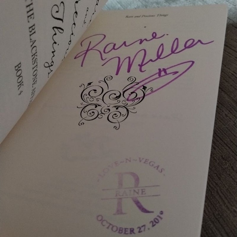 The Blackstone Affair (#1,2,3,4) signed 