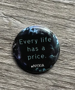 Every Life Has A Price Nyxia By Scott Reintgen Pin from BookCon