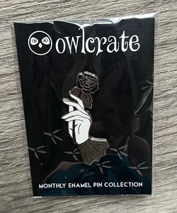 A Glorious Haunting Owlcrate Exclusive Monthly Enamel Pin