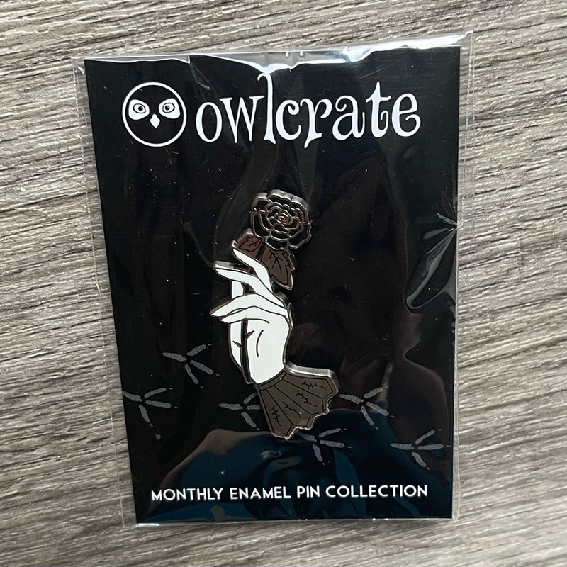 A Glorious Haunting Owlcrate Exclusive Monthly Enamel Pin