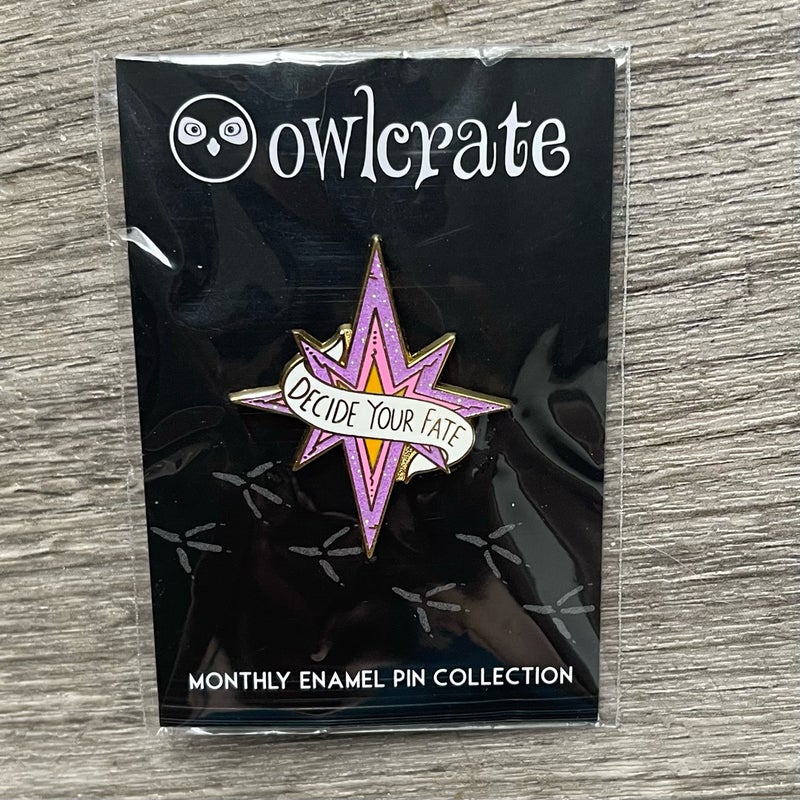 Date With Destiny Owlcrate Exclusive Limited Edition Monthly Enamel Pin