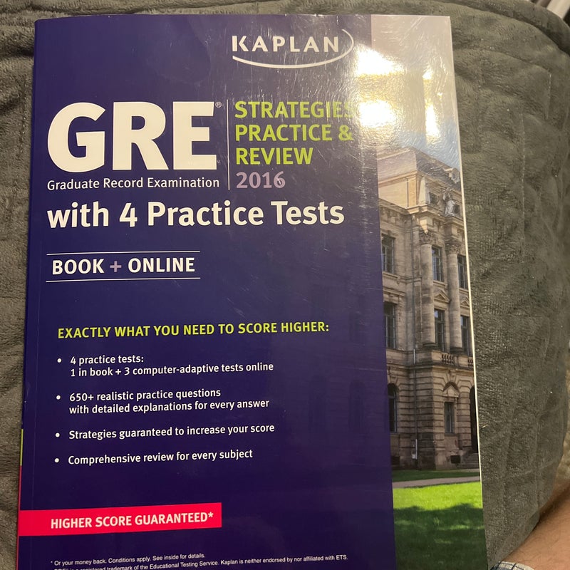 GRE® 2016 Strategies, Practice, and Review with 4 Practice Tests