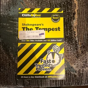 CliffsNotes on Shakespeare's the Tempest