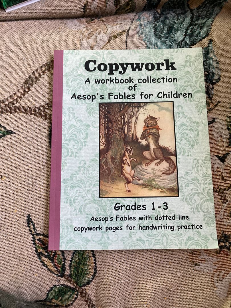 Copywork: a Workbook Collection of Aesop's Fables for Children